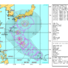 2017年の台風22号となるのか低気圧