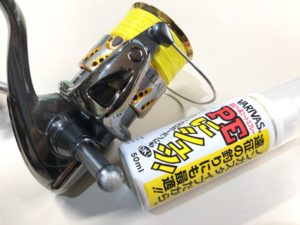 アジング極細PEの保護に最適なフッ素コートスプレー